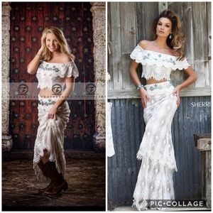 Two piece dress/prom